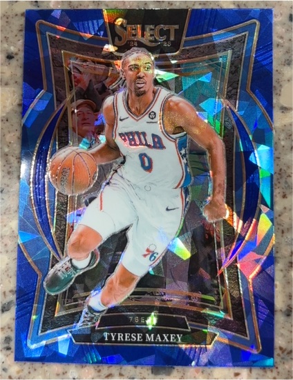 2021 Panini Select #25 Tyrese Maxey — front