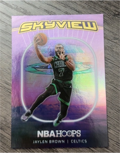 2021 NBA Hoops Skyview Jaylen Brown — front
