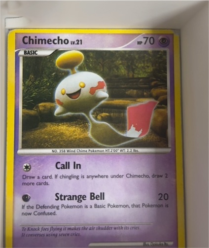 2003 Pokémon #358 Chimecho — front