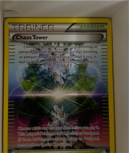 2002 Pokemon EX Dragon #114 Chaos Tower — front