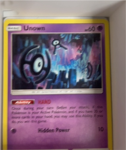 2003 Pokémon #77 Unown — front