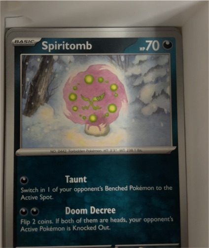 2007 Pokémon Diamond & Pearl #44 Spiritomb — front