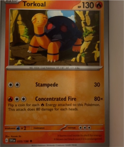 2023 Pokémon Scarlet & Violet #035 Torkoal — front