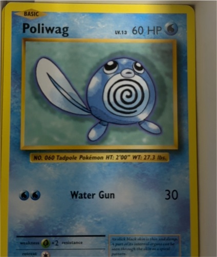 1999 Pokémon #60 Poliwag — front