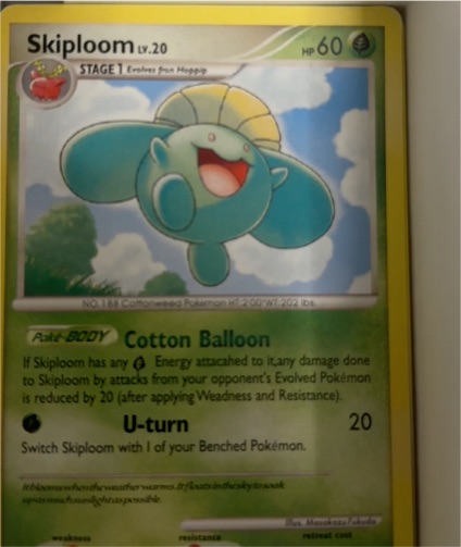 2000 Pokémon #54 Skiploom — front