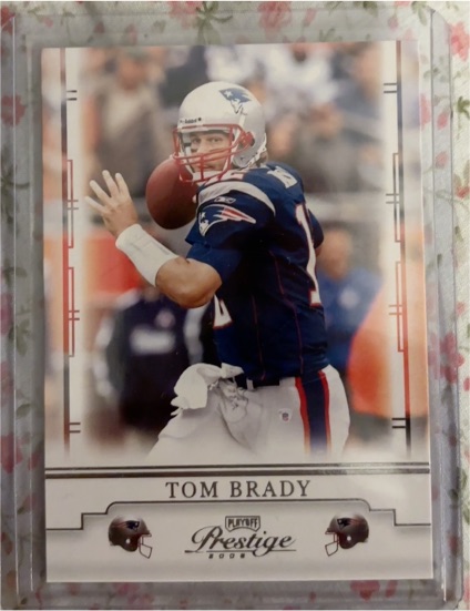 2003 Playoff Prestige Tom Brady — front