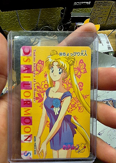1990 Bandai Sailor Moon #S Usagi Tsukino — front