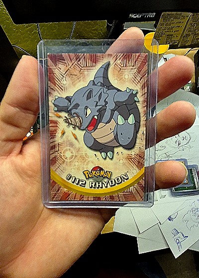 1999 Pokémon #112 Rhydon — front