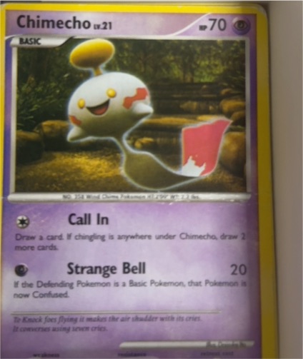 2007 Pokémon EX Dragon #93 Chimecho — front