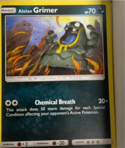 2016 Pokémon #56 Alolan Grimer — front