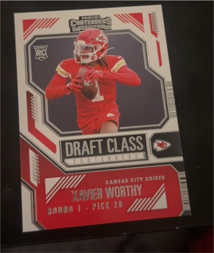 2023 Panini Contenders Draft Class #Xavier Worthy — front