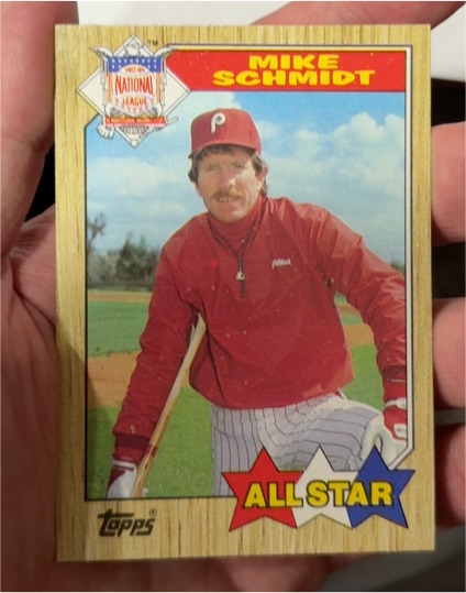 1987 Topps #300 Mike Schmidt — front