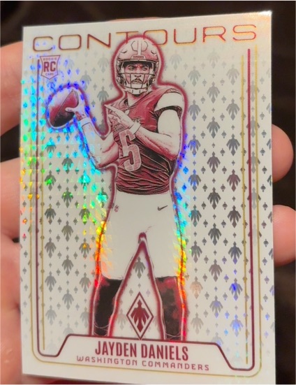 2022 Contours Jayden Daniels RC Washington Commanders — front