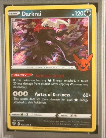 2020 Pokémon #105 Darkrai — front