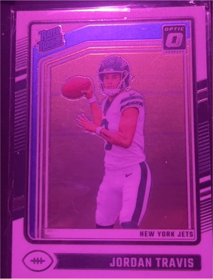 2023 Donruss Optic Rated Rookie #TR-JT Jordan Travis — front