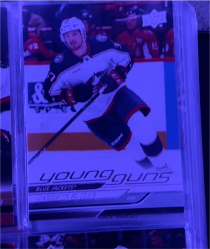 2021 Upper Deck Young Guns #225 Cole Sillinger — front