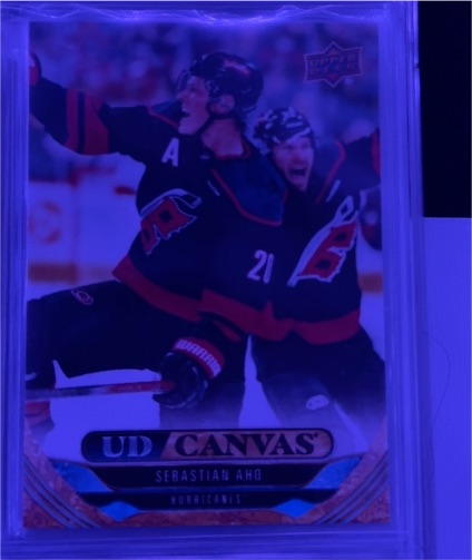 2022 Upper Deck UD Canvas Sebastian Aho — front