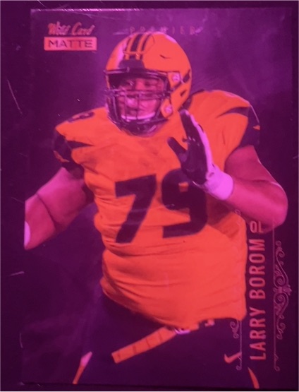 2022 Wild Card Matte Larry Borom — front