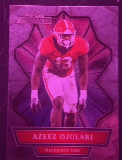 2021 Wild Card Allmiration #13 Azeez Ojulari — front