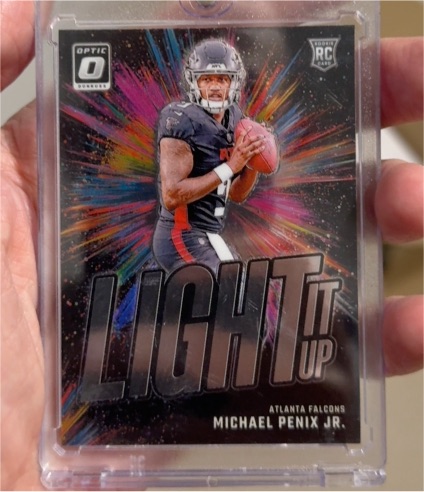 2023 Donruss Optic Light It Up #Michael Penix Jr. — front