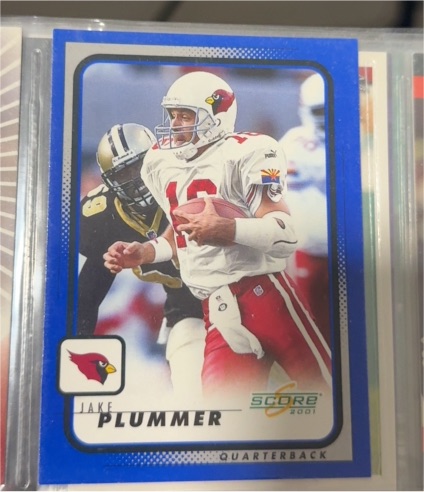 2001 Score #16 Jake Plummer — front