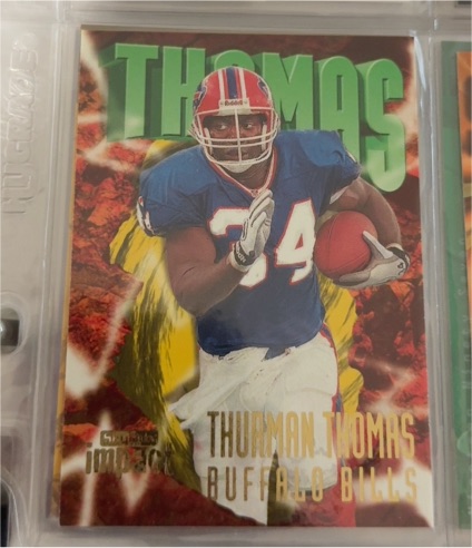 1993 SkyBox Impact #IM-4 Thurman Thomas — front