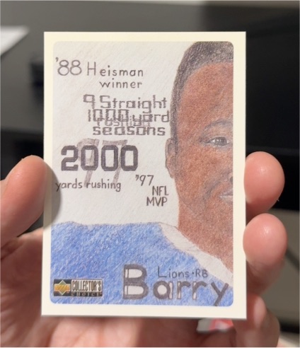 1997 Upper Deck Collector's Choice Barry Sanders — front