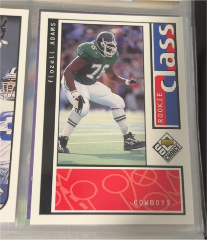 1996 Upper Deck #75 Flozell Adams Rookie Class — front