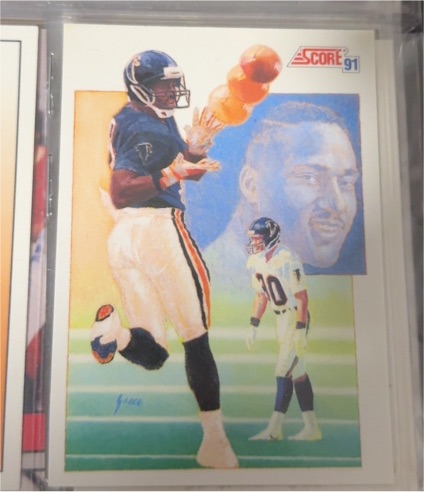 1991 Score #91 Deion Sanders — front