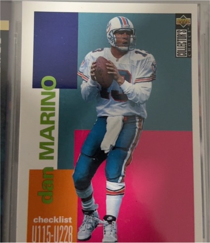1993 Upper Deck Collector's Choice #U115-U228 Dan Marino — front