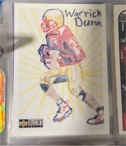 1997 Upper Deck Collector's Choice #CH-7 Warrick Dunn — front
