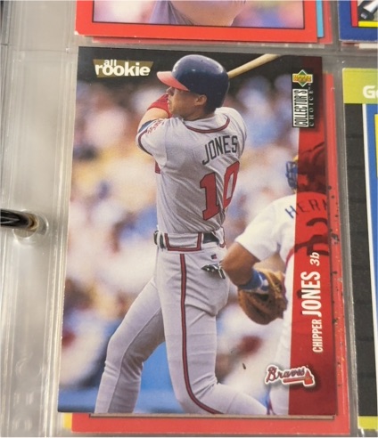 1991 Upper Deck #300 Chipper Jones — front