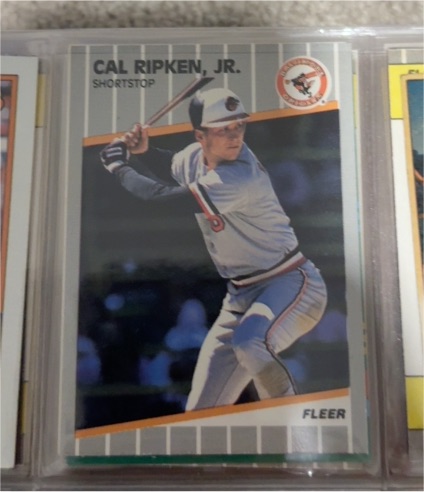 1987 Fleer #548 Cal Ripken Jr. — front
