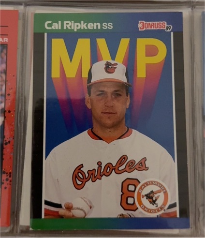 1989 Donruss MVP Cal Ripken — front