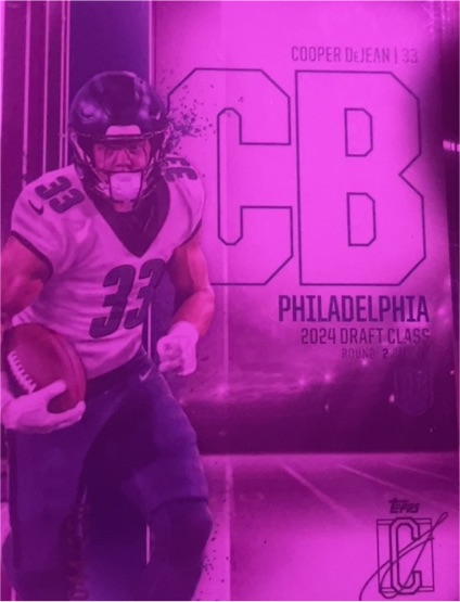 2024 Topps Draft Class #33 Cooper DeJean — front