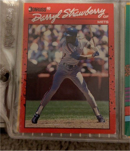 1990 Donruss #90 Darryl Strawberry — front