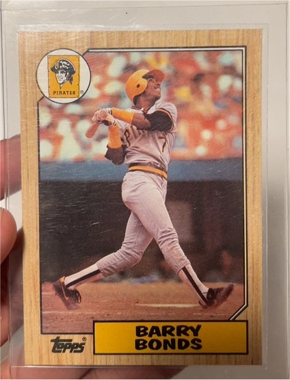 1987 Topps #216 Barry Bonds — front
