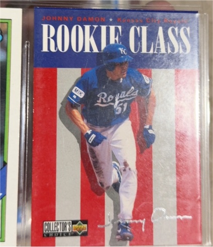 1997 Collector's Choice Rookie Class Johnny Damon — front