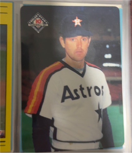 1990 Upper Deck Houston Astros Baseball Card — front