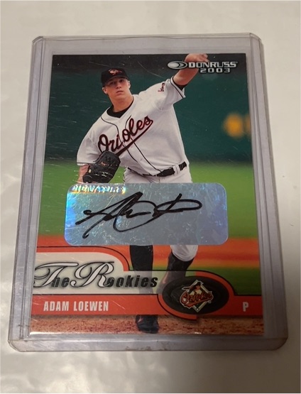 2003 Donruss The Rookies Adam Loewen — front
