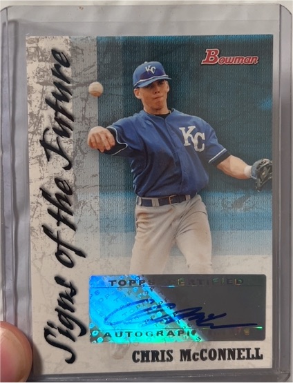 1997 Bowman Signs of the Future Chris McConnell — front