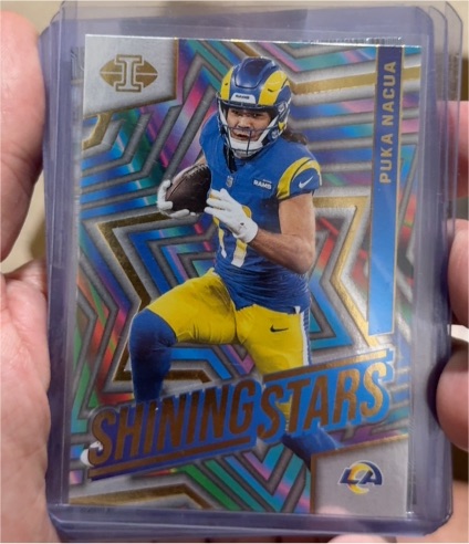 2023 Panini Illusions Shining Stars #SS-PN Puka Nacua — front