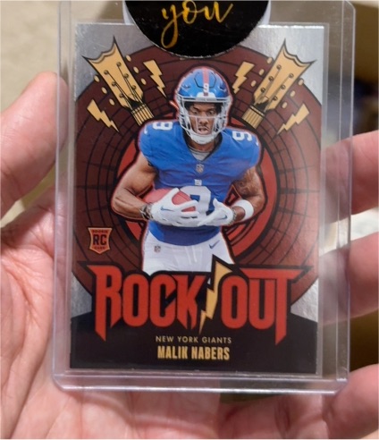 2022 Panini Rock Out #RO-1 Malik Nabers — front