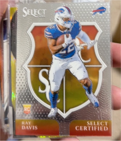 2020 Panini Select #S-1 Ray Davis — front