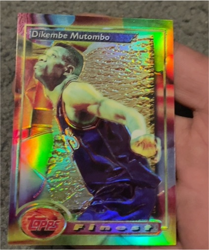 Topps Finest Dikembe Mutombo — front
