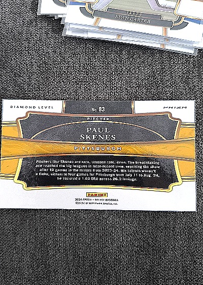 2023 Panini Select #83 Paul Skenes — back
