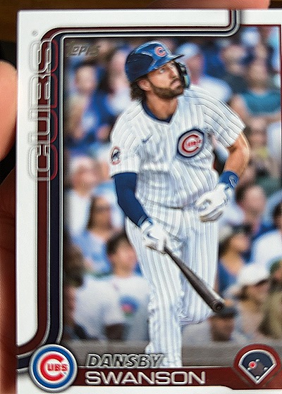 2023 Topps #CUBS Dansby Swanson — front