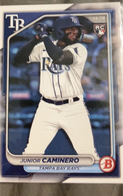 2023 Bowman #38 Junior Caminero — front