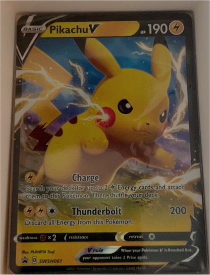 2021 Pokémon Sword & Shield #5 Pikachu V — front