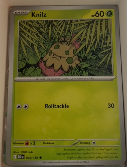 2025 Pokémon Basis #005 Knilz — front